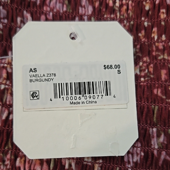 Floral Smock Ballon Smock Top NWT - Picture 4 of 4